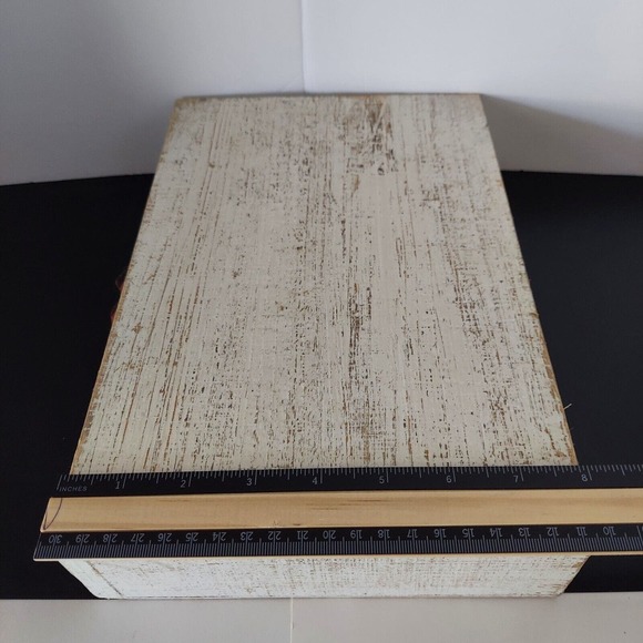 Better Homes & Gardens Floating Shelves White Shelf Lot 2 11.81" x 7.87" Two - Picture 4 of 9